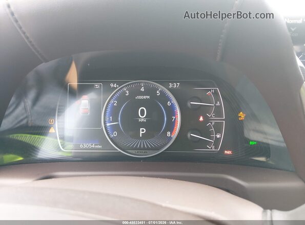 58ADZ1B16MU083102 2021 LEXUS ES 350 White Widok tylnych siedzeń