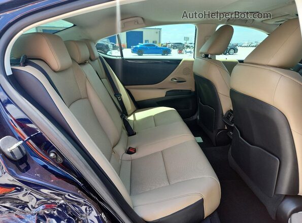 58ADZ1B16MU102196 2021 LEXUS ES Blue Widok tylnych siedzeń
