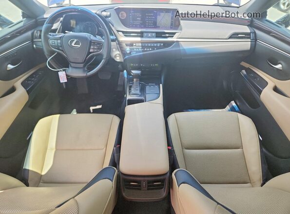 58ADZ1B16MU102196 2021 LEXUS ES Blue Widok deski rozdzielczej