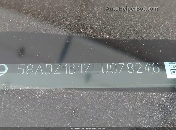 58ADZ1B17LU078246 2020 LEXUS ES 350 Gray Widok komory silnika