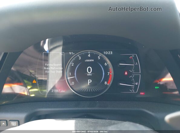 58ADZ1B17PU160287 2023 LEXUS ES 350 Silver Widok tylnych siedzeń