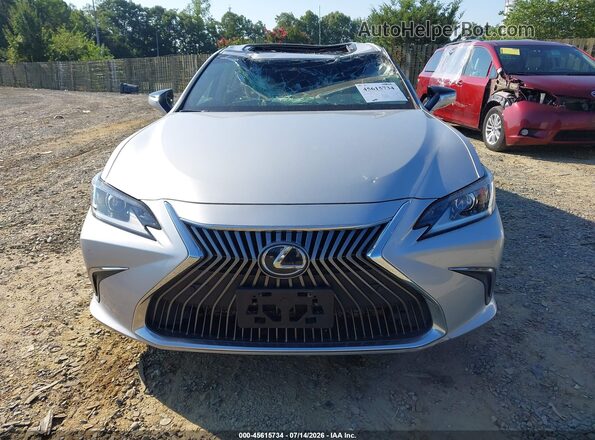 58ADZ1B18LU067627 2020 LEXUS ES 350 Silver Instrument cluster view
