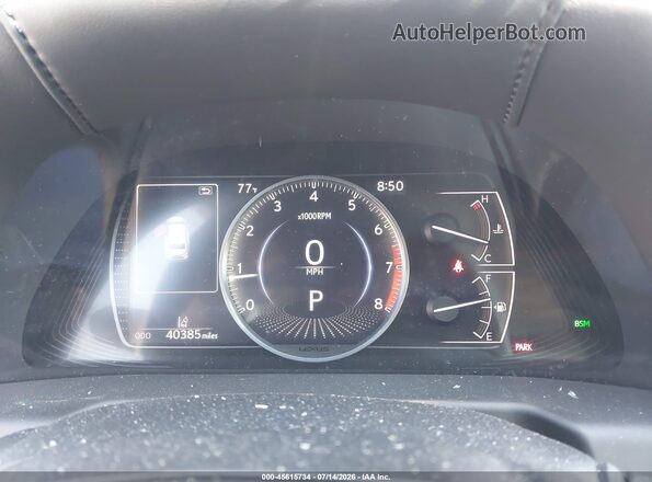 58ADZ1B18LU067627 2020 LEXUS ES 350 Silver Rear seats view