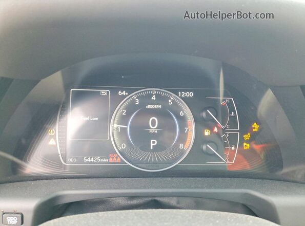 58ADZ1B18PU160234 2023 LEXUS ES Black Instrument cluster view
