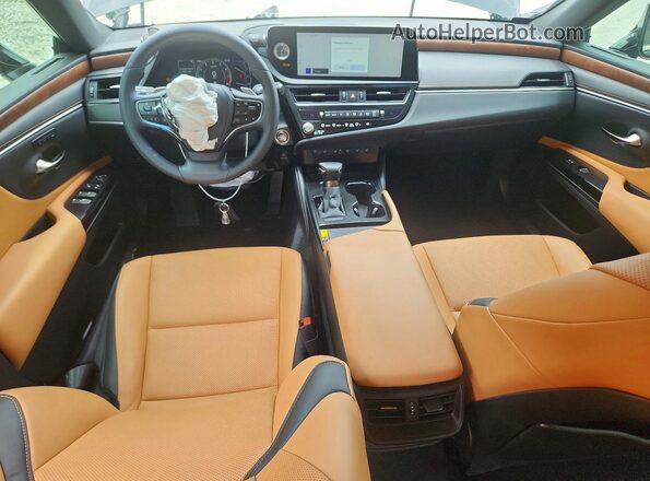58ADZ1B18SU190049 2025 LEXUS ES Black Вид панелі приладів