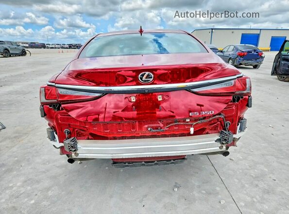 58ADZ1B19LU075459 2020 LEXUS ES Red Vista trasera