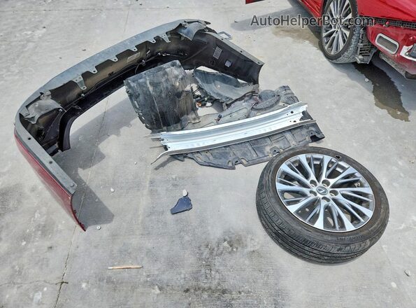 58ADZ1B19LU075459 2020 LEXUS ES Red Vista del compartimento del motor