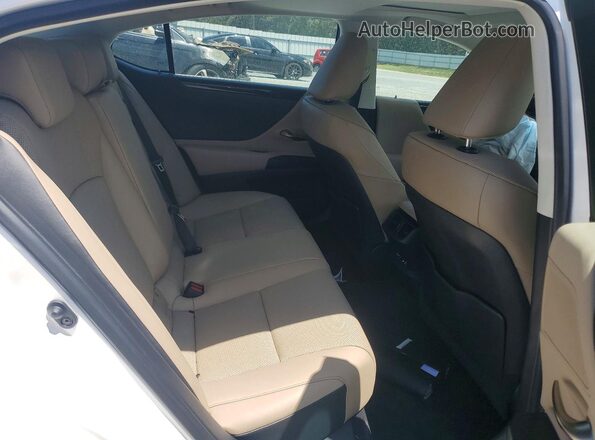 58ADZ1B19MU108252 2021 LEXUS ES White Vista de los asientos traseros