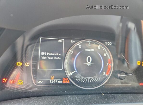 58ADZ1B19SU211507 2025 LEXUS ES Beige Widok zestawu wskaźników