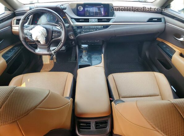 58ADZ1B1XLU076698 2020 LEXUS ES White Dashboard view