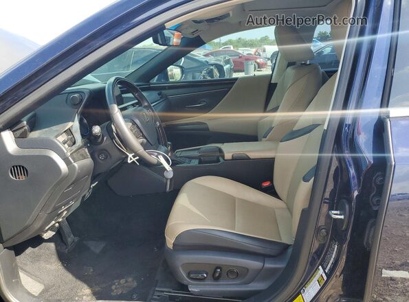 58ADZ1B1XMU094684 2021 LEXUS ES Blue Widok wnętrza z przodu