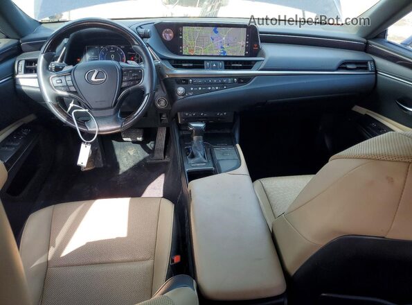 58ADZ1B1XMU094684 2021 LEXUS ES Blue Widok deski rozdzielczej