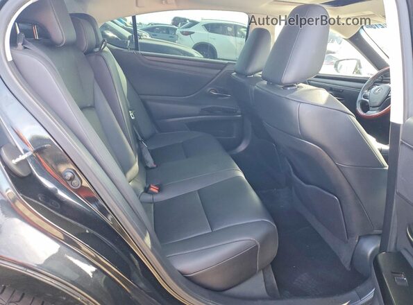 58ADZ1B1XPU149185 2023 LEXUS ES Black Vista de los asientos traseros