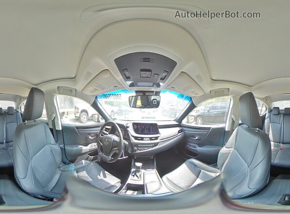 58AE21B16LU012411 2020 LEXUS ES Gray VIN sticker view