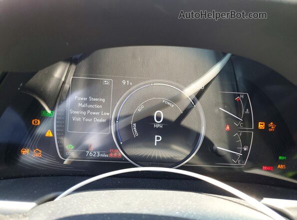 58AEA1C13PU035586 2023 LEXUS ES Белый Вид щитка приборов