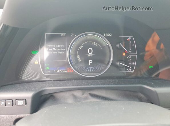 58AEA1C14RU045224 2024 LEXUS ES Серебряный Вид щитка приборов