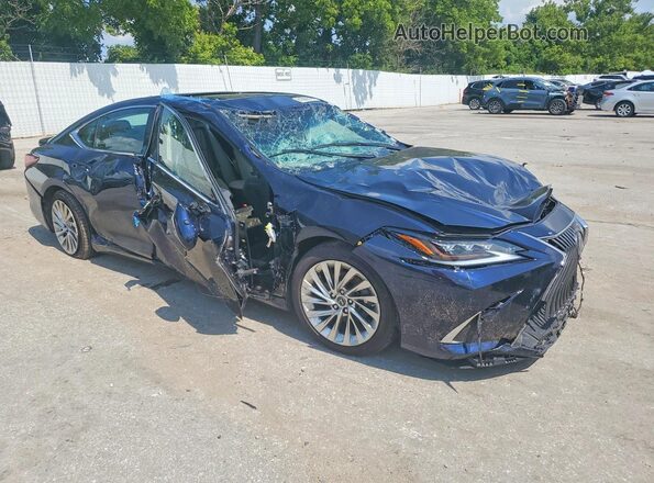 58AFA1C13MU005486 2021 LEXUS ES Blue Delantero derecho