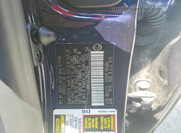 58AFA1C13MU005486 2021 LEXUS ES Blue Vista del compartimento del motor