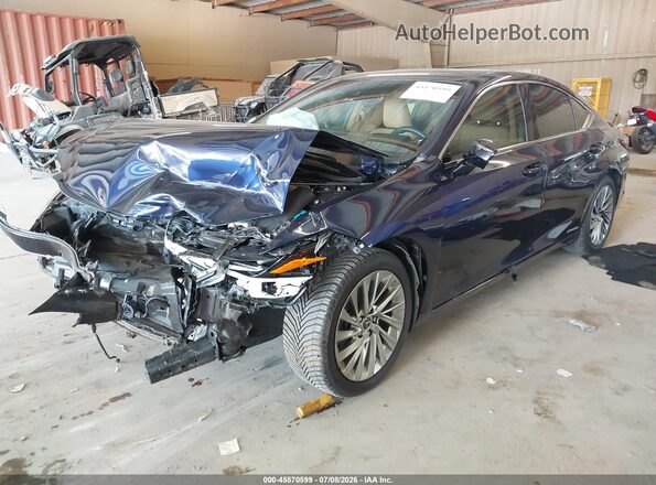 58AFA1C14NU019057 2022 LEXUS ES 300H Dark Blue Передняя левая четверть