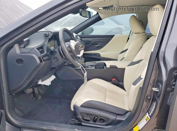 58AFZ1B12NU134444 2022 LEXUS ES Gray Вид салону спереду