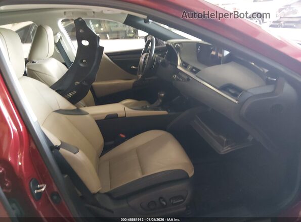 58AFZ1B15MU084864 2021 LEXUS ES 350 Red Widok wnętrza z przodu