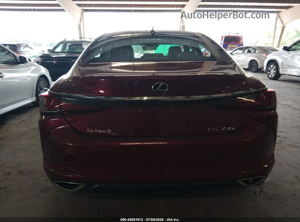 58AFZ1B15MU084864 2021 LEXUS ES 350 Red 