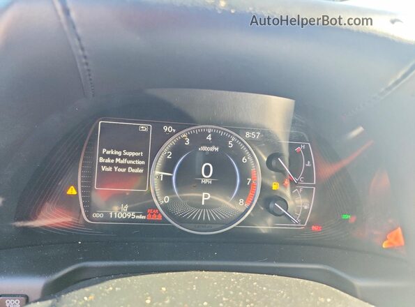 58AFZ1B19LU068150 2020 LEXUS ES Black Սարքավորումների վահանակի տեսք