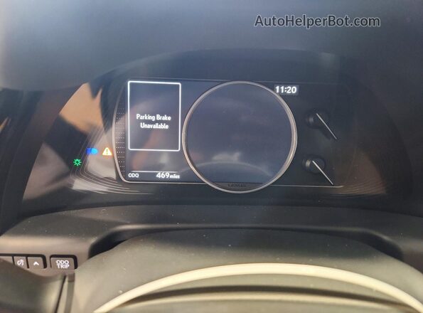 58AFZ1B19SU218871 2025 LEXUS ES White ხელსაწყოთა პანელის ხედი