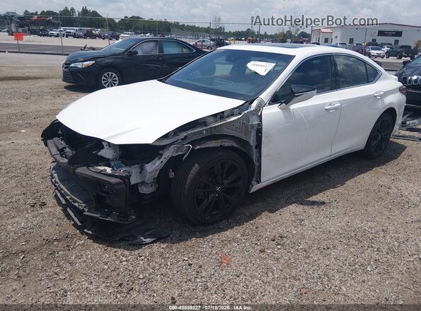 58AGZ1B11NU112293 2022 LEXUS ES 350 White Vista tres cuartos delantera izquierda