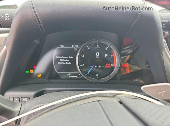 58AGZ1B17LU069494 2020 LEXUS ES Белый Вид щитка приборов