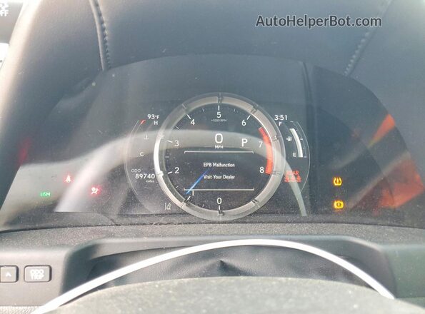 58AHZ1B12MU091165 2021 LEXUS ES White Widok zestawu wskaźników