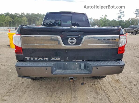 1N6BA1F20GN510623 2016 NISSAN TITAN Black წინა სალონის ხედი