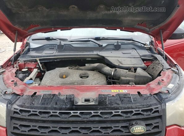 SALCR2BG7GH553869 2016 LAND ROVER DISCOVERY Red Вид підкапотного простору