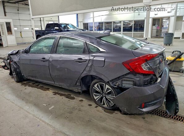 2HGFC1F76JH640966 2018 HONDA CIVIC Gray უკანა მარჯვენა