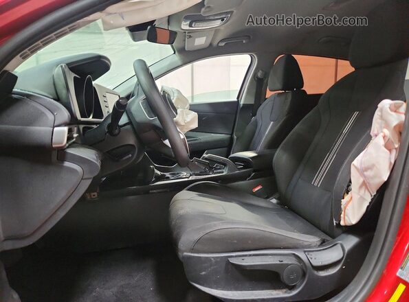 5NPLM4AG7MH000896 2021 HYUNDAI ELANTRA Red Dashboard view