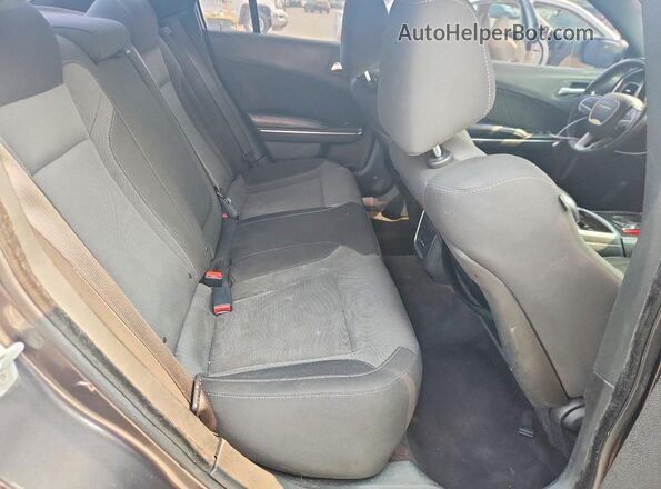 2C3CDXHG2GH317512 2016 DODGE CHARGER Gray Вид задньої частини салону