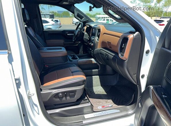 3GCUYHEL2MG150494 2021 CHEVROLET SILVERADO White Rear view
