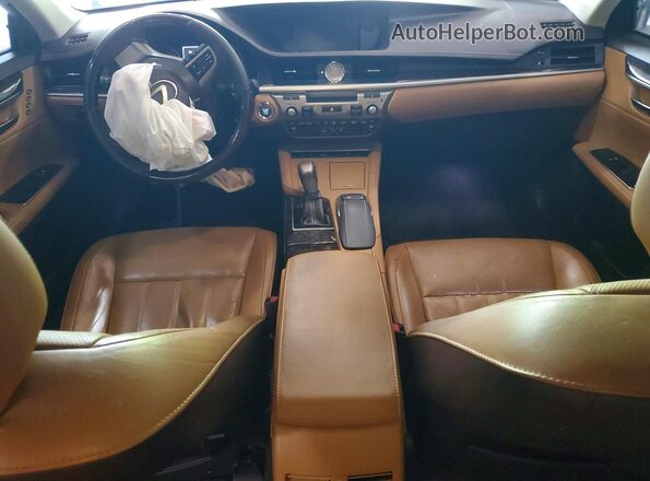 58ABK1GG7GU007644 2016 LEXUS ES Black ხელსაწყოთა პანელის ხედი