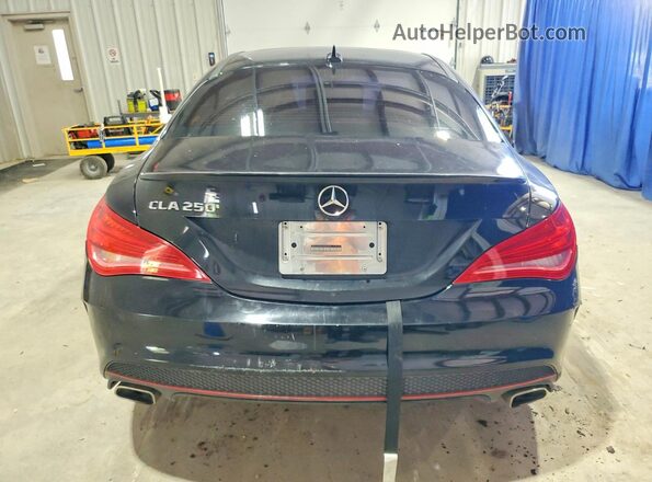 WDDSJ4EB5GN380009 2016 MERCEDES-BENZ CLA-CLASS Black Widok wnętrza z przodu