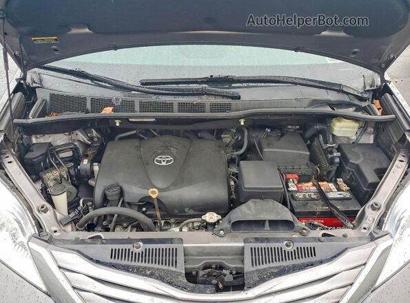 5TDYZ3DC3HS890503 2017 TOYOTA SIENNA Gray VIN კოდის სტიკერის ხედი