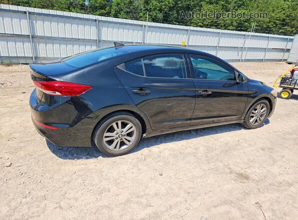 5NPD84LF6HH001461 2017 HYUNDAI ELANTRA Черный Передняя правая четверть