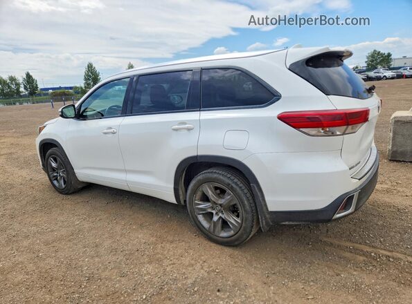 5TDDZRFH8HS358139 2017 TOYOTA HIGHLANDER White Trasero derecho