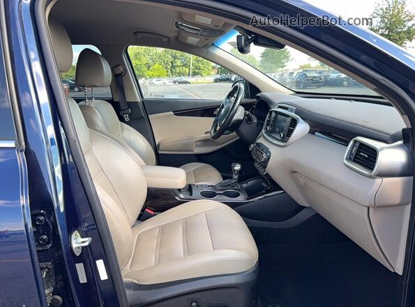 5XYPHDA51KG533285 2019 KIA SORENTO Blue Вид ззаду