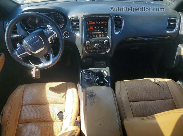1C4RDHEG2GC322423 2016 DODGE DURANGO Black Вид щитка приладів