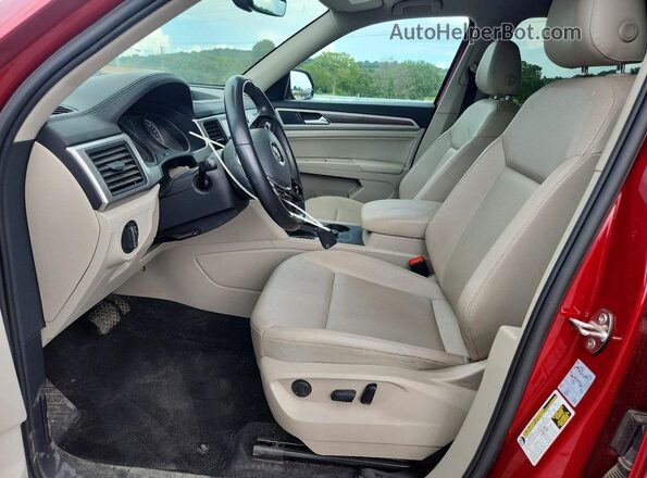 1V2LR2CA8JC510050 2018 VOLKSWAGEN ATLAS Red Vista del salpicadero
