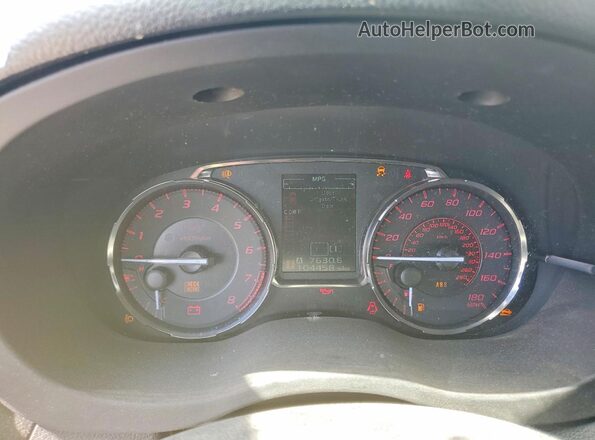 JF1VA2M6XG9800071 2016 SUBARU WRX Gray Вид задніх сидінь