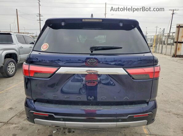 7SVAAABA4RX042694 2024 TOYOTA SEQUOIA Синий Вид салона спереди
