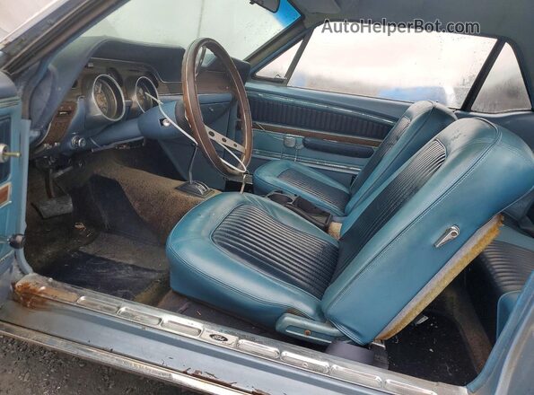 8T01T167983 1968 FORD MUSTANG Бирюзовый Вид панели приборов