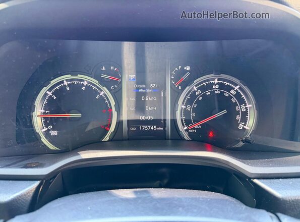 JTESU5JR6N5991248 2022 TOYOTA 4RUNNER White ხელსაწყოთა პანელის ხედი