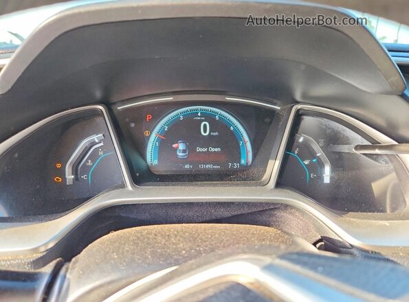 2HGFC2F70HH536618 2017 HONDA CIVIC Gray Rear seats view